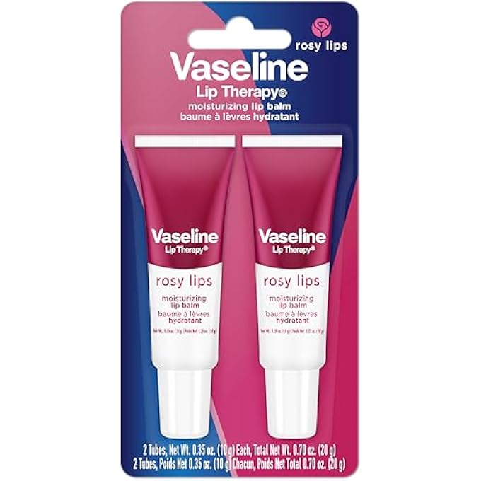 Vaseline LIP THERAPY ROSY LIPS MOISTURIZING LIP BALM - TWIN PACK (2-PACK) - Image 2